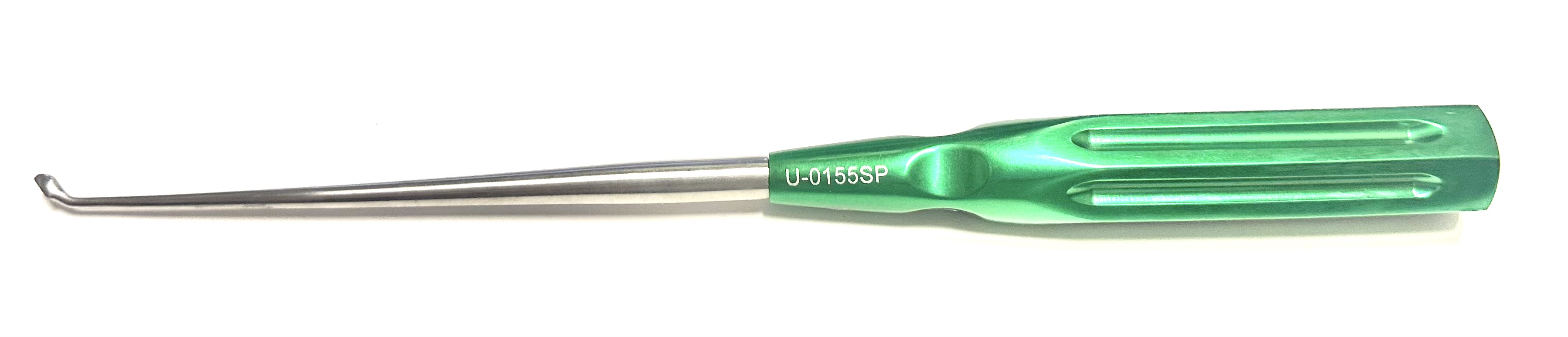 0 CERVICAL CURETTE REVERSE ANGLED10" GREEN