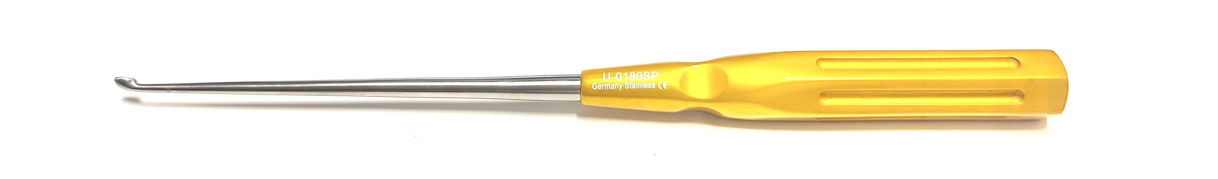1 CERVICAL CURETTE STRAIGHT 10" ORANGE