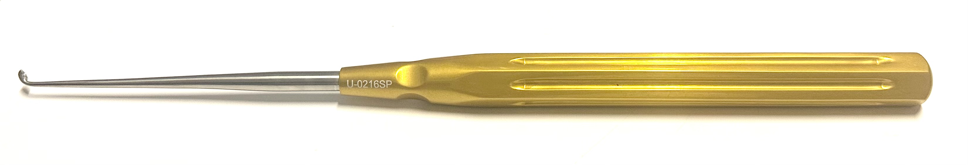 2-0 CERVICAL CURETTE ANGLED 13 3/4" GOLD
