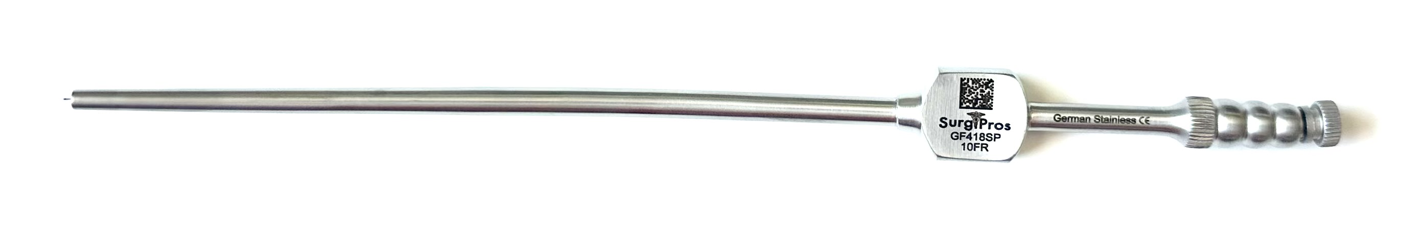 FUKUSHIMA TEARDROP SUCTION 10FR 8" WORKING LENGTH 5 1/2"