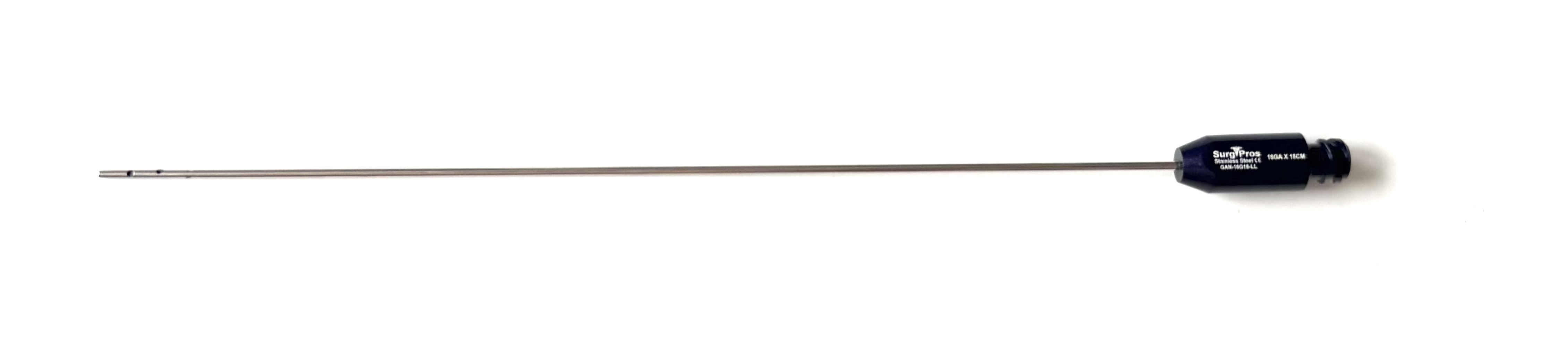 GARDEN SPRAY NEEDLE, 16GA X 15CM, WITH LUER LOCK HUB, BLUNT TIP
