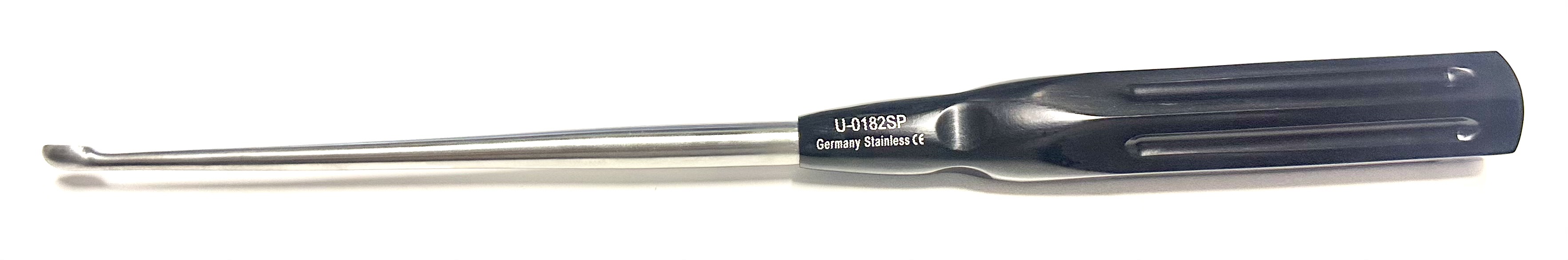 3 CERVICAL CURETTE STRAIGHT 10" GREY