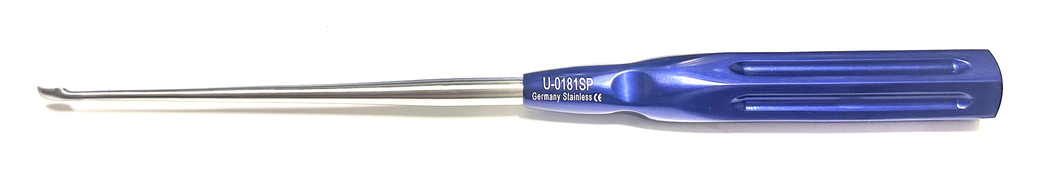 2 CERVICAL CURETTE STRAIGHT10" BLUE