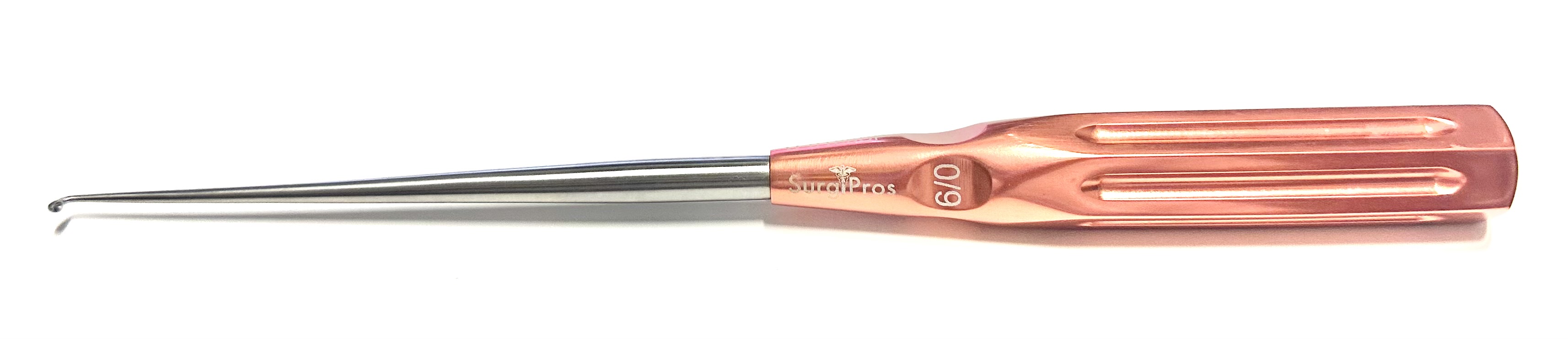 6-0 CERVICAL CURETTE ANGLED 90 DEGREES 10" RED