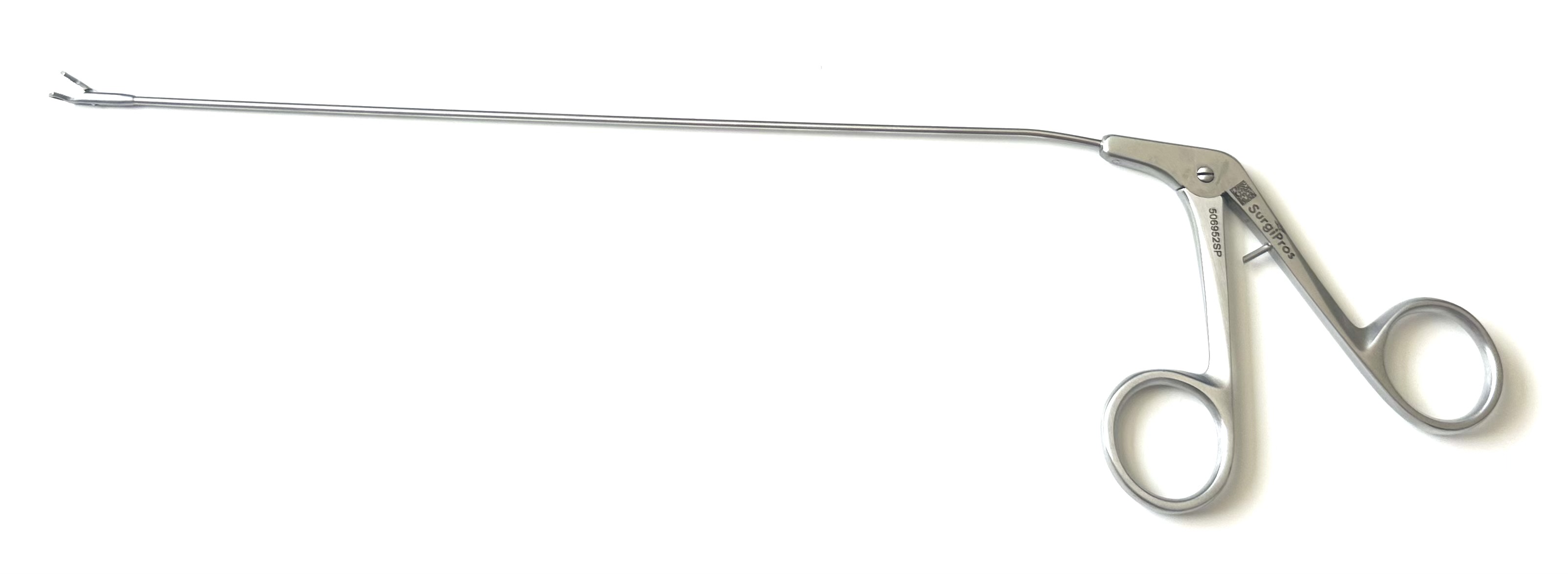 FORCEPS ANGLED RIGHT, FENESTRATED, 3MM TIP