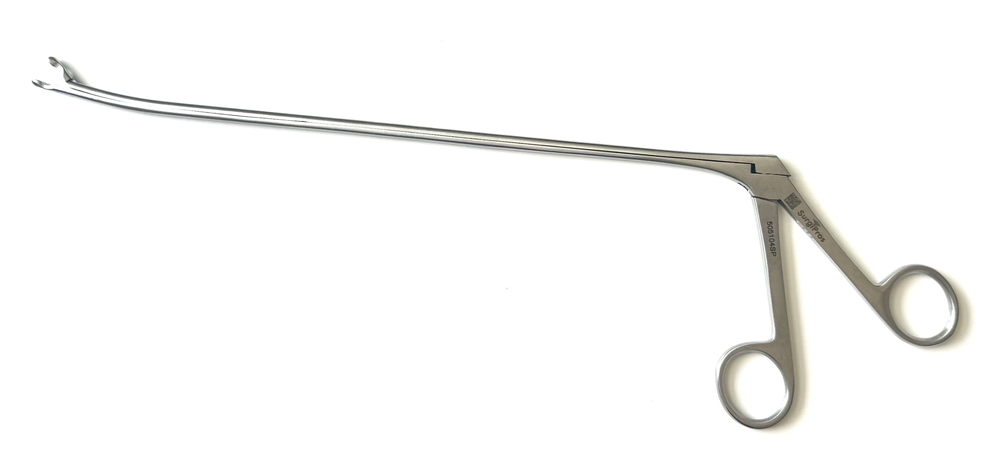 JACKSON LARYNGEAL CUP FORCEPS, ANG UP, 4MM