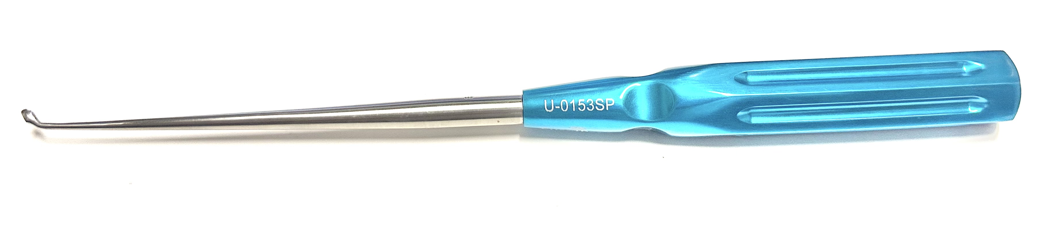3-0 CERVICAL CURETTE REVERSE ANGLED 10" TURQUOISE