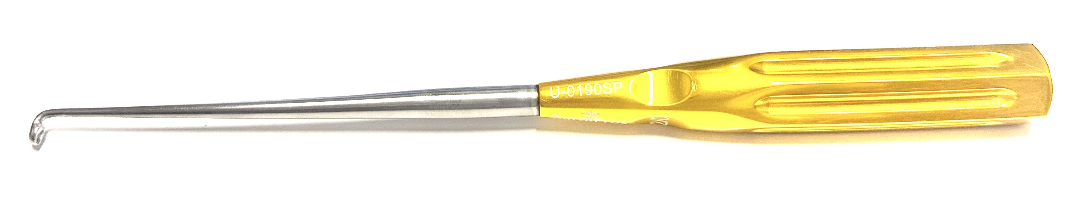 2-0 CERVICAL CURETTE ANGLED 90 DEGREES 10" GOLD