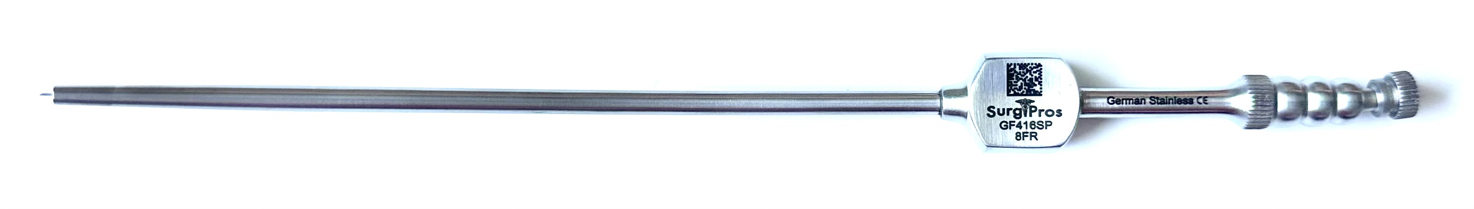 FUKUSHIMA TEARDROP SUCTION 8FR 8" WORKING LENGTH 5 1/2"