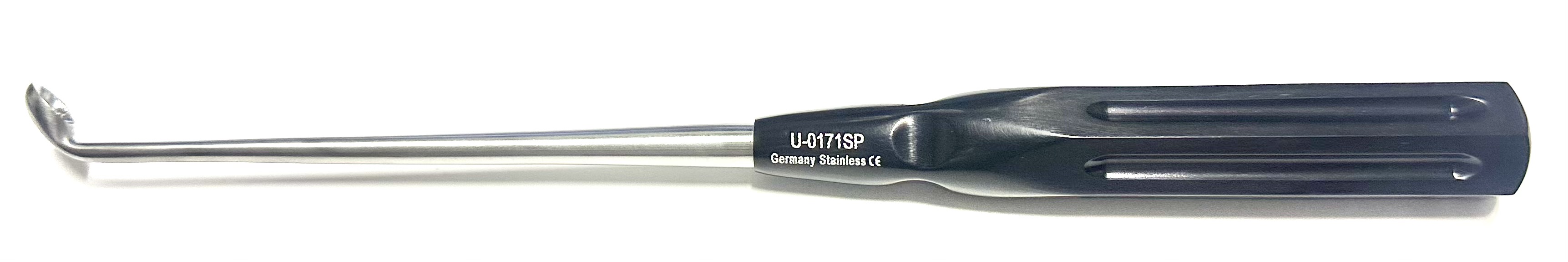 4 CERVICAL CURETTE ANGLED 10" BLACK