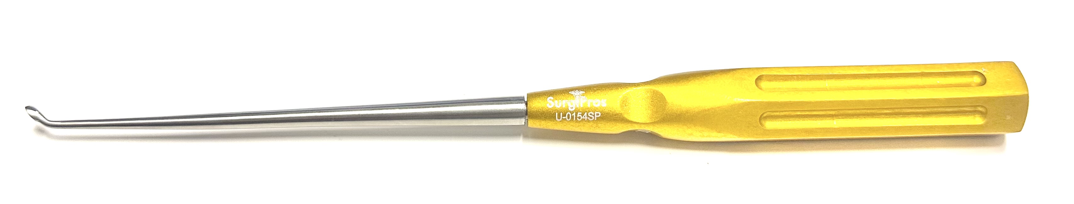 2-0 CERVICAL CURETTE REVERSE ANGLED 10" GOLD