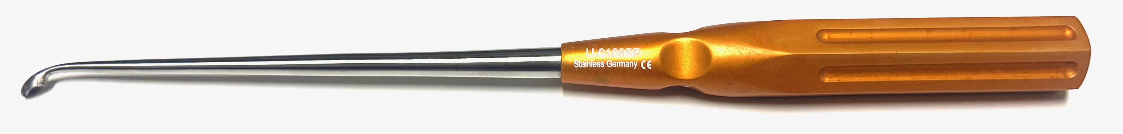 1 CERVICAL CURETTE ANGLED 10" ORANGE