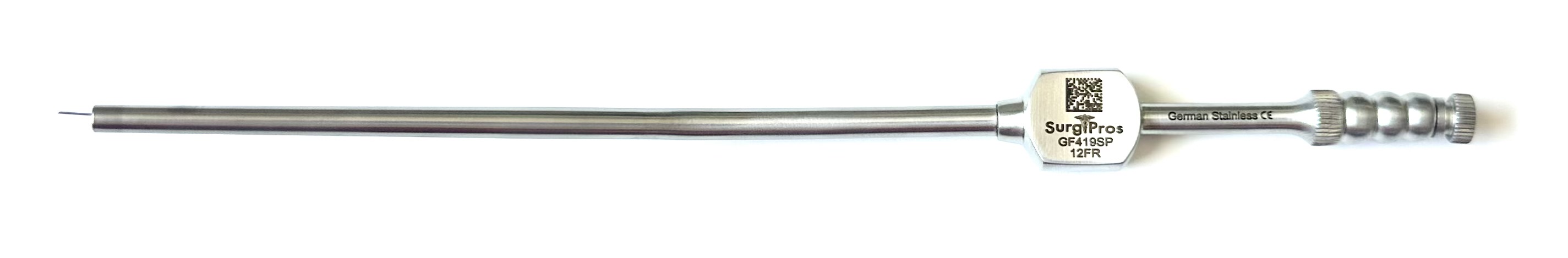 FUKUSHIMA TEARDROP SUCTION 12FR 8" WORKING LENGTH 5 1/2"