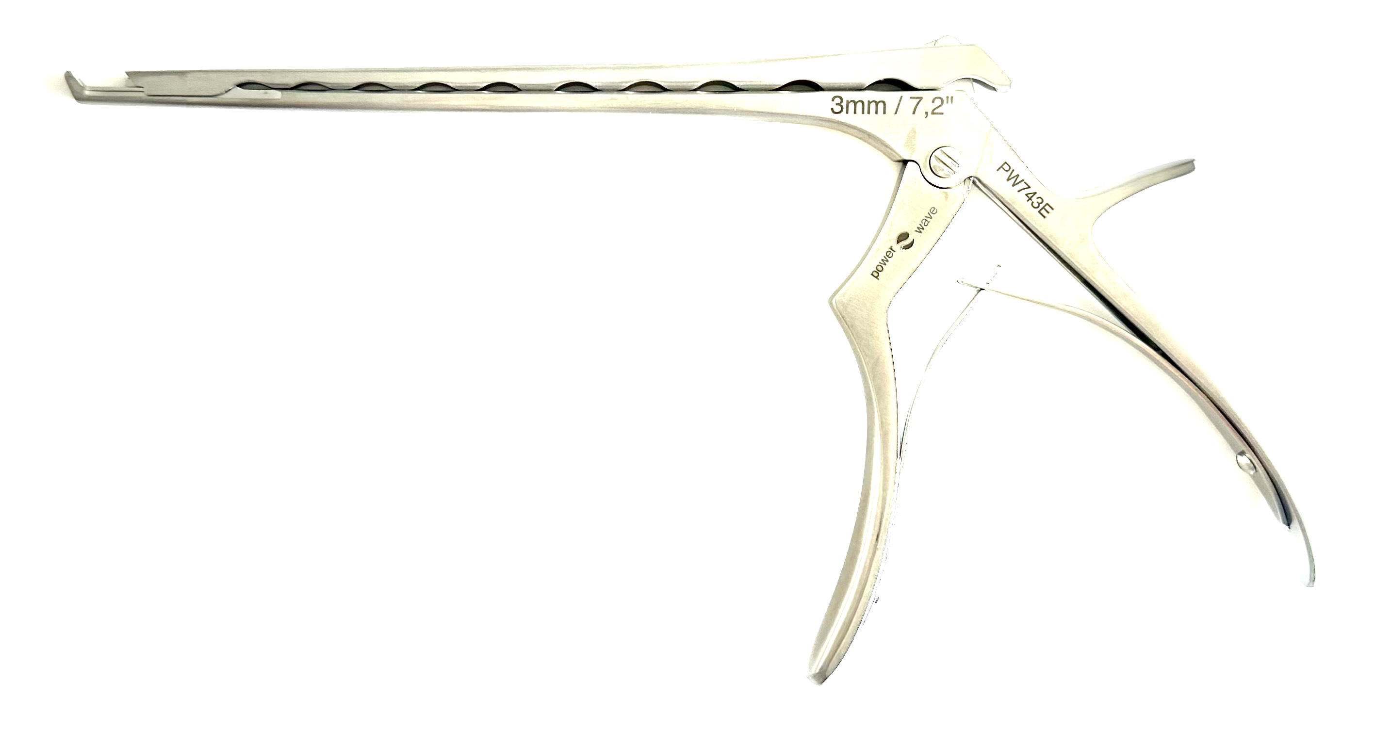 POWER WAVE 7" KERRISON RONGEUR; 40 DEGRE UP 3MM