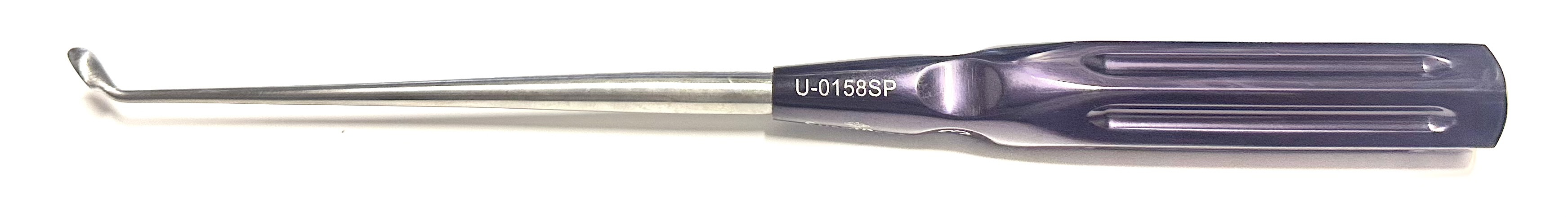 3 CERVICAL CURETTE REVERSE ANGLED 10" GREY