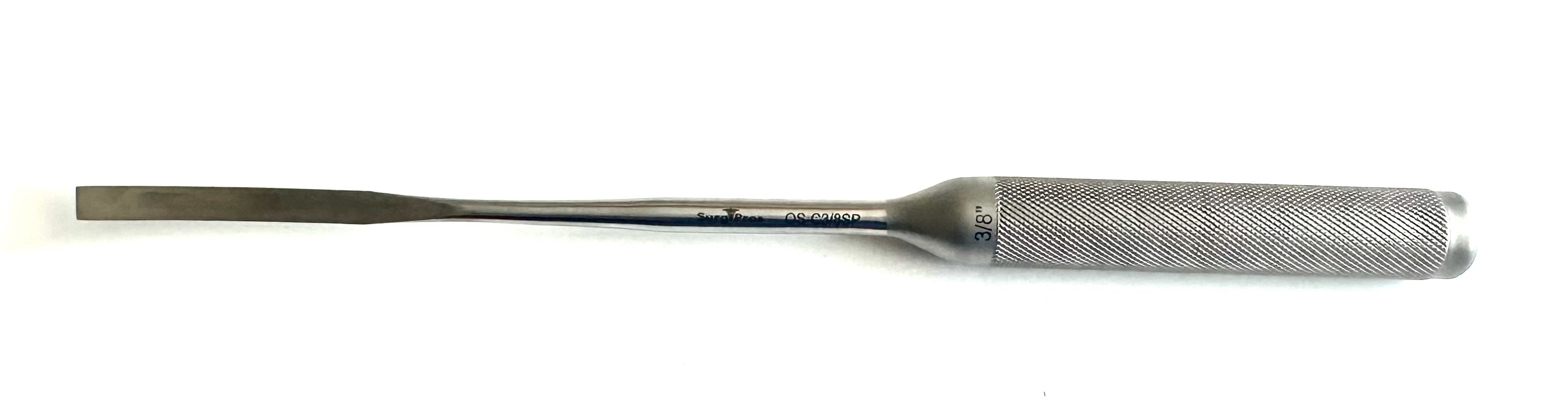 OSTEOTOME, 15" CURVED 3/8"