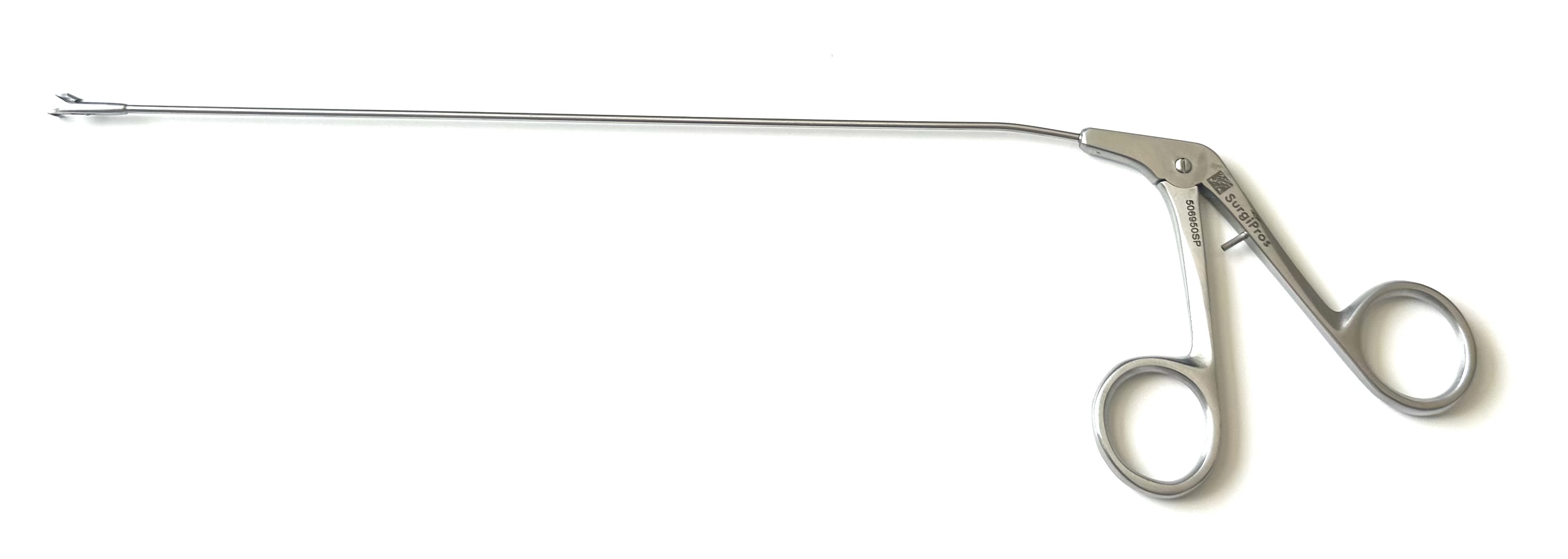 FORCEPS ANGLED RIGHT, FENESTRATED, 3MM TIP