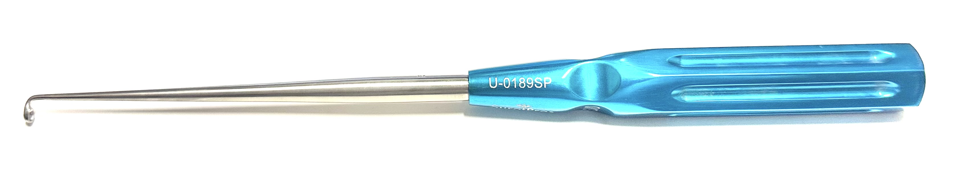3-0 CERVICAL CURETTE ANGLED 90 DEGREES 10" TURQUOISE