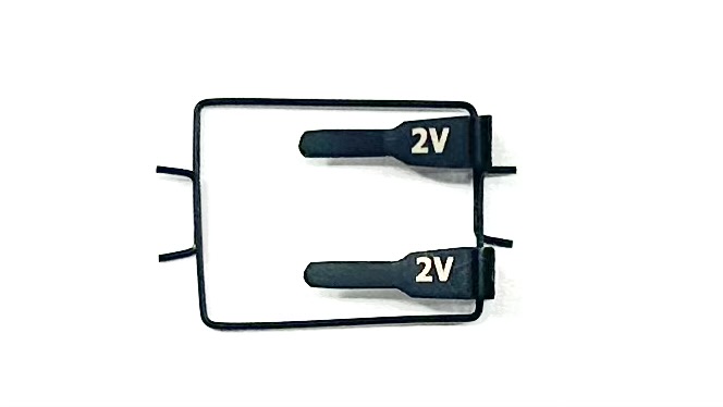 BB2VB Double Clamp, General Purpose, Stationary, 0.6-1.5mm Vessel diameter Black